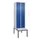 locker voor scheiding van kleding,HxBxD 2120x600x815mm,2vak