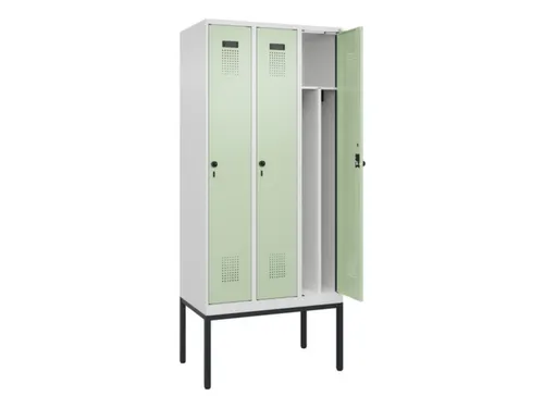 locker voor scheiding van kleding,HxBxD 2120x900x500mm,3vak