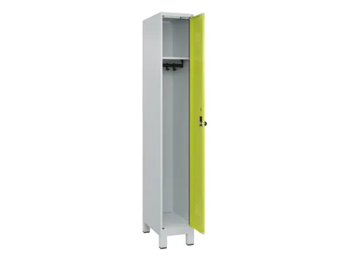 locker,HxBxD 1950x300x500mm,1vak,vak B 300mm,draaigrendel,voeten