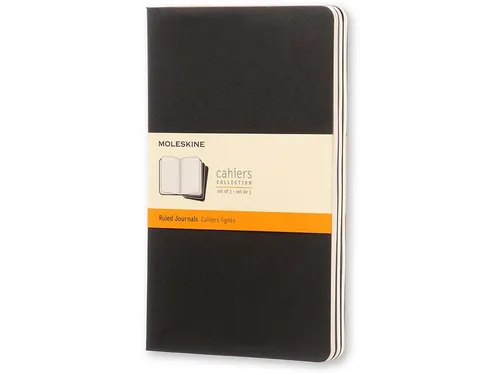 Schrift Moleskine Lijn Large Zwart 130x210mm