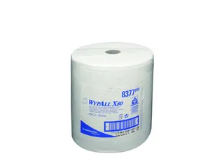 WypAll 8377 Poetsdoek X80 Rol Hydroknit 1-laags wit - 1
