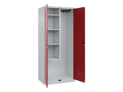 schoonmaakkast,HxBxD 1850x800x500mm,links 4vakken