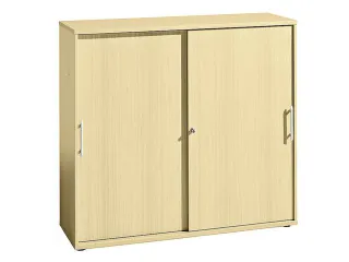schuifdeurkast,HxBxD 1100x1200x400mm,2xhouten vloer,stanggreep - 2