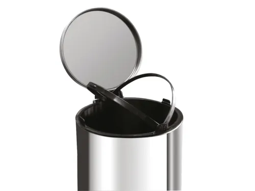 RVS pedaalemmer,5l,HxØ 280x210mm,binnenbak kunststof,romp mat