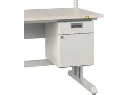laden-onderbouw,v. montagetafel,HxBxD 470x350x470mm,staal,RAL7035,lade