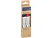 Viltstift Legamaster TZ 140 whiteboard rond 1mm assorti blister à 4 s