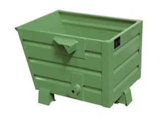 kiepbak,stapelbaar,HxLxB 600x800x600mm,0,3m³,draagverm. 500kg,RAL6011 - 2