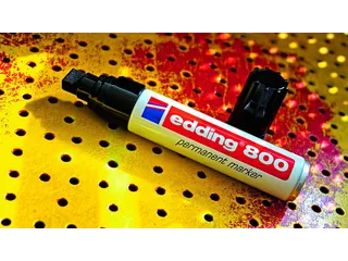 Viltstift edding 800 schuin zwart 4-12mm - 2