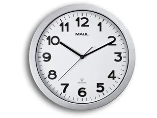 MAULstep wandklok, radiogestuurd, diameter 35 x 5 cm, kunststof kader, - 2
