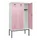 locker,HxBxD 2120x1200x500mm,3vak,vak B 400mm,cil.-slot,voetonderstel