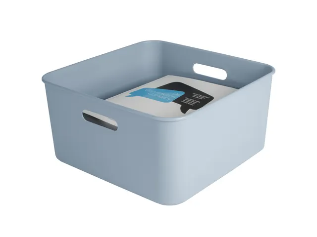 Opbergbox Sunware Home cube 12,5L blauw