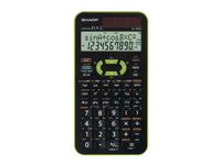 Calculator Sharp-EL520XGR zwart-groen wetenschappelijk