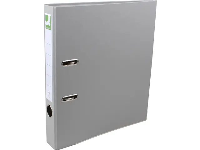 Ordner A4 uit PP en papier rug van 50mm grijs