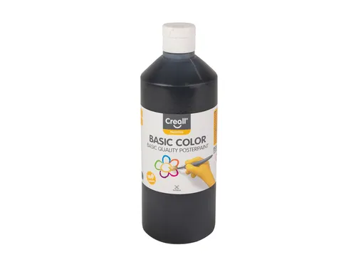 Plakkaatverf Creall basic zwart 500ml