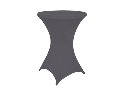 Tafelrok BRASQ voor statafel 80cm antraciet