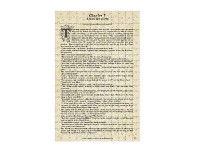 Puzzel Alice in Wonderland Double sided 252-delig