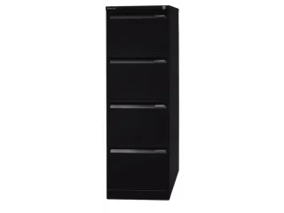 hangmappenkast,HxBxD 1321x413x622mm,4hangmappenframes,1baan,romp zwart - 1