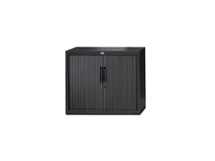 Claudius PLUS Roldeurkast 72.8x80x45cm Zwart 1 Legbord