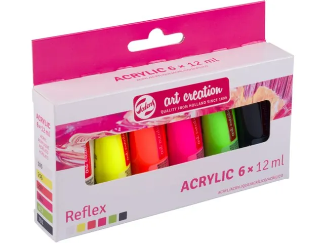 Acrylverf Talens Art Creation set à 6 reflexkleuren