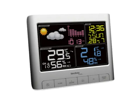 Weerstation Technoline WS 6449 159x130x43mm zilver met 1 buitensensor