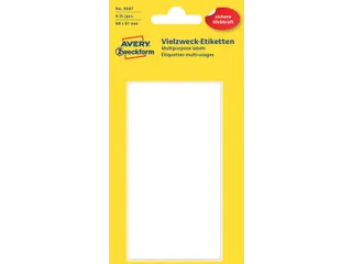 Etiket Avery Zweckform 3047 98x51mm wit 6stuks - 1