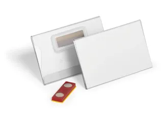 Naambadge 54x90mm met magneet place&hold - 1