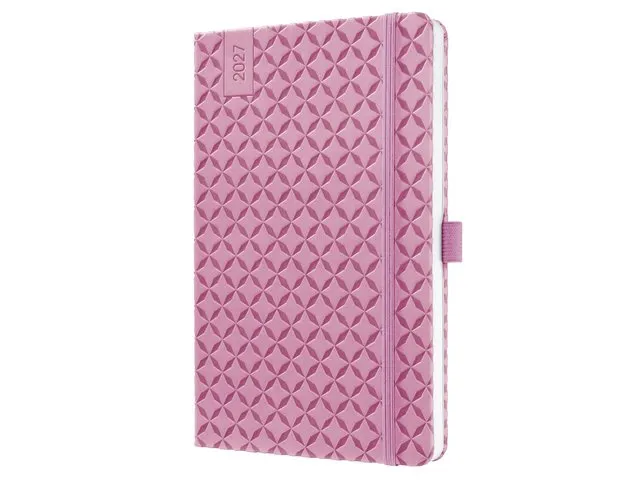 Weekagenda Flair A5 2027 (NL/FR/EN/DU) Petal Pink Hardcover