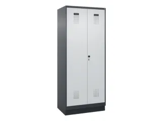 PBM-locker,HxBxD 1950x800x500mm,2vak,vak B 400mm,draaigrendel - 2