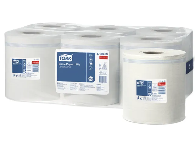 Tork 150109 Basic Poetspapier bruin 1000m x 37cm Pak 1 rol