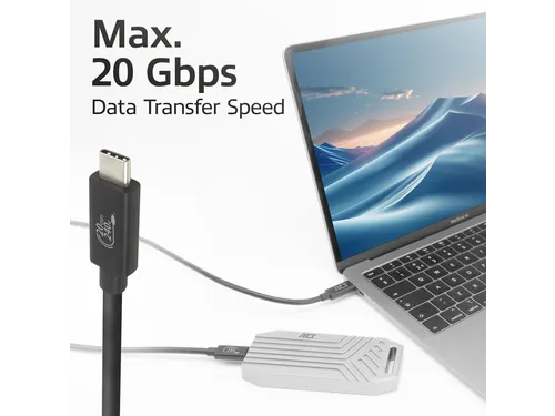 Kabel ACT USB-C 4.0 20Gbps Thunderbolt 3 2m