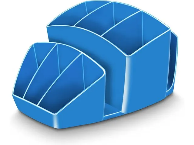 Pennenbak CEP Gloss 8-vaks plastic glanzend ocean blue