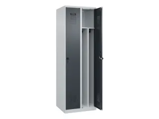 locker voor scheiding van kleding,HxBxD 1850x600x500mm,2vak - 1