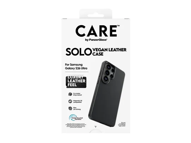 PanzerGlass CARE by Solo Case Black w. Qi Samsung Galaxy S26 Ult