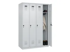 locker,HxBxD 1850x1200x500mm,4vak,vak B 300mm,draaigrendel