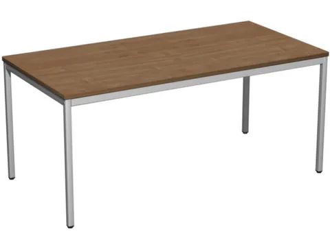 Bureau Hxbxd 720x1600x800mmm Bladdecor Noten Frame Ral9006