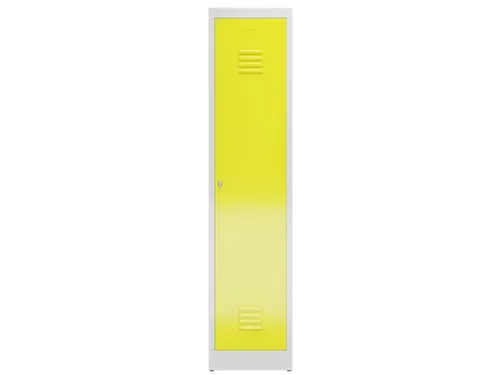 garderobekast 1800x415x500mm 1vak klink sokkel romp RAL7035 RAL1018