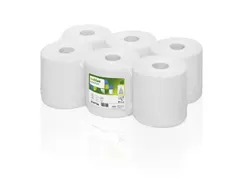 Satino Comfort Handdoekrol 316751 2-laags Hoogwit 20x35cm 6 Rol