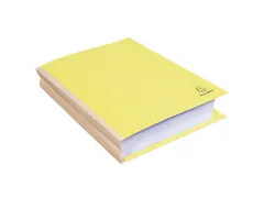 25 mappen met linnen rug FOREVER 320g/m2 24x32cm Geel