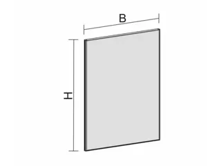 geluidabsorberende scheidingswand,HxBxD 1600x1200x41mm,wand stof,rood - 3