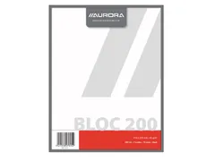 Kladblok Aurora 210x270mm blanco 200 vel 45gr