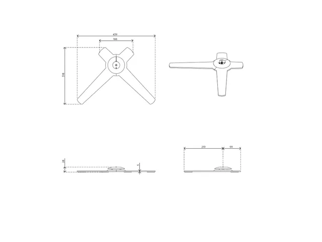 Viewlite Bureauplaat Optie 010