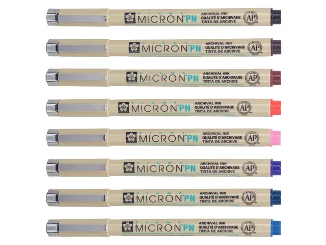 Fineliner Sakura pigma micron 0.4mm blister à 8 stuks assorti