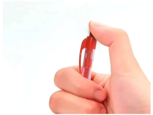 Balpen Retractable Medium Punt Rood