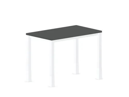 In hoogte verstelbaar bureau,HxBxD 720-840x1000x600mm,MS-donkergrijs