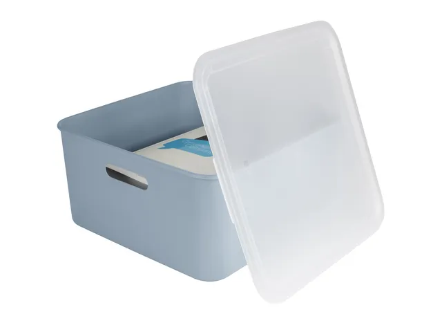 Opbergbox Sunware Home cube 12,5L blauw