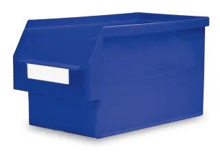 Magazijnbakken Pe Hxbxd 200X200X350/300Mm Blauw - 1
