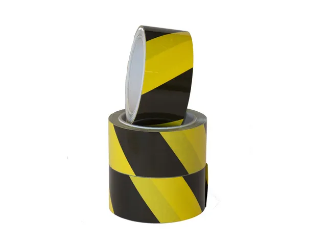 Waarschuwingstape IEZZY 50mmx66m zwart/geel