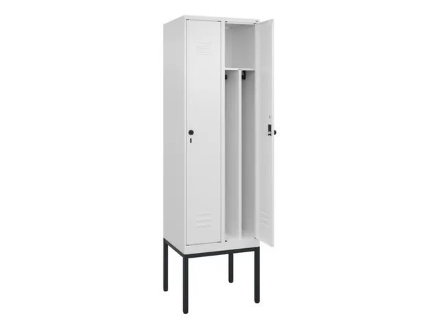 locker voor scheiding van kleding,HxBxD 2120x600x500mm,2vak