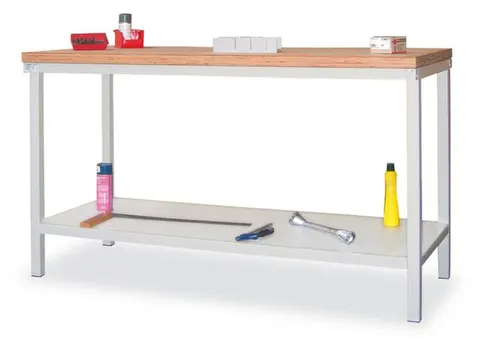 Werkbank 900x2000x700mm 1legbord Frame/behuizing Ral7035