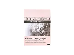 Tekenpapier Daler-Rowney Smooth Heavyweight 220gr A3 natuurlijk wit